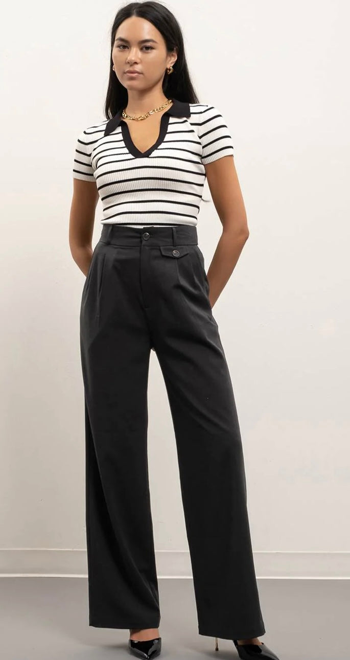 Wide Leg Trouser